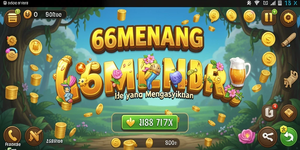 Tangkapan layar 66MENANG menampilkan gameplay Idle yang menawan.