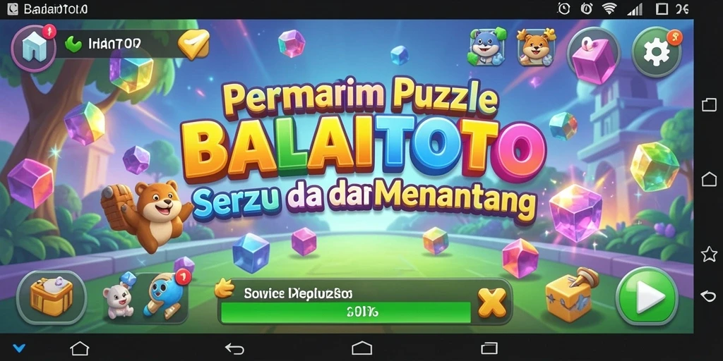 Tampilan gameplay seru dari BALAITOTO dengan berbagai teka-teki menantang.