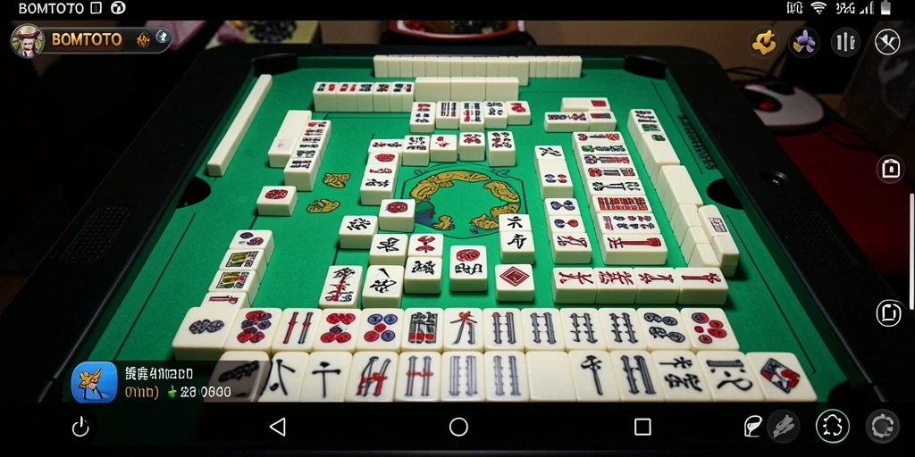 Tampilan gameplay seru dari BOMTOTO - Mahjong yang menantang.