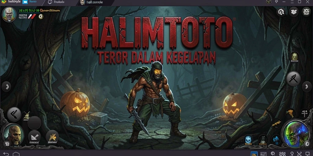 Gameplay menyeramkan HALIMTOTO yang menunggu di kegelapan.