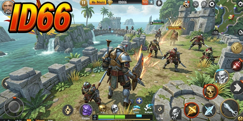 Tampilan gameplay menarik dari ID66 yang penuh strategi.
