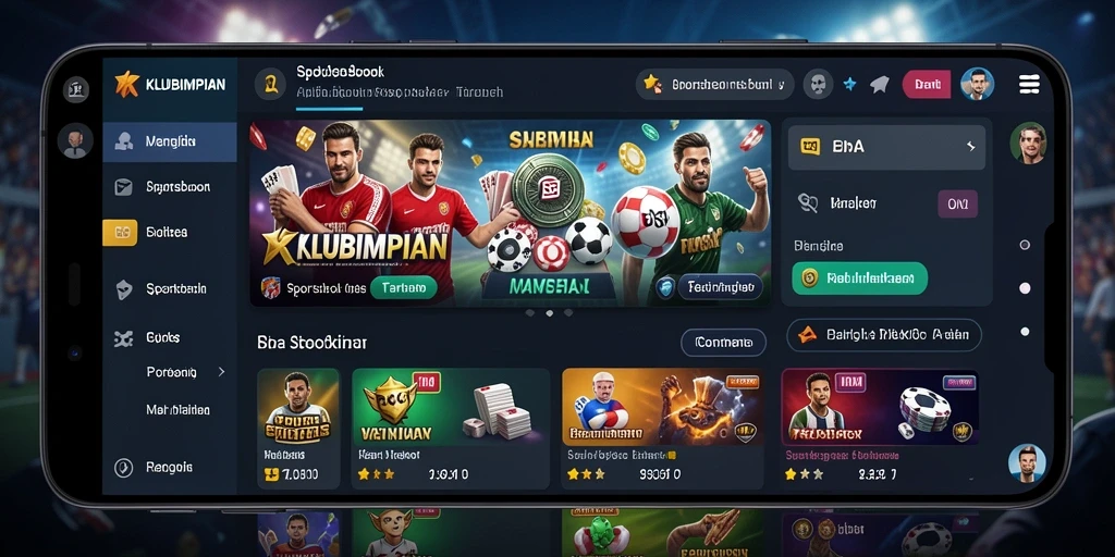 Tampilan gameplay Sportsbook yang menarik dan interaktif.