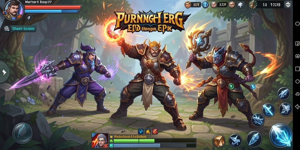 Tampilan mendebarkan dari gameplay epic ARPG MT777.