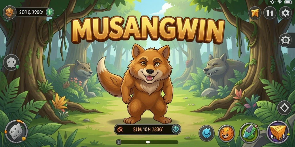 Tampilan gameplay MUSANGWIN yang menarik dan menghibur.