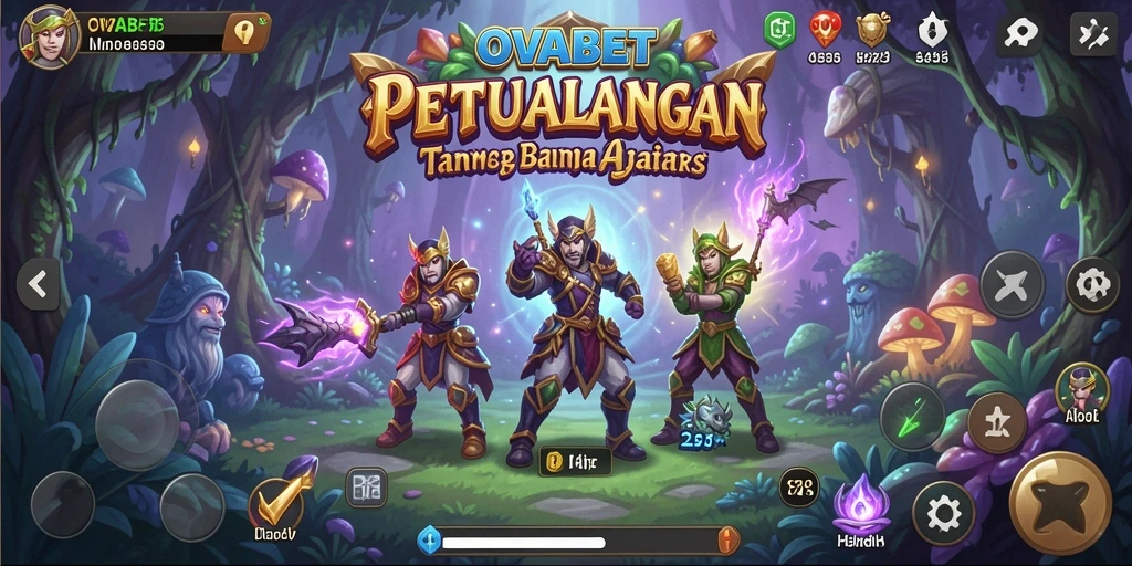 Tampilan menakjubkan dari gameplay petualangan OVABET yang penuh aksi.