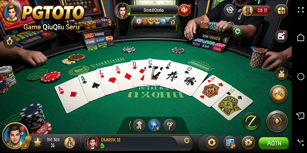 Screenshot gameplay QiuQiu PGTOTO yang menarik.
