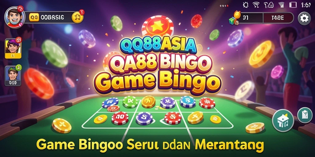 Tampilan gameplay Bingo yang seru di QQ88ASIA.