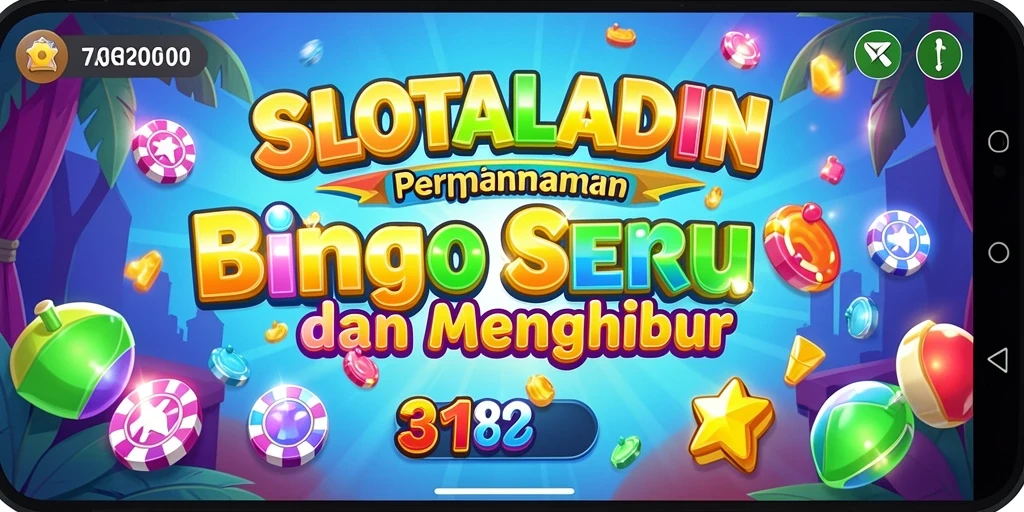 Screenshot utama game SLOTALADIN menampilkan gameplay seru Bingo.