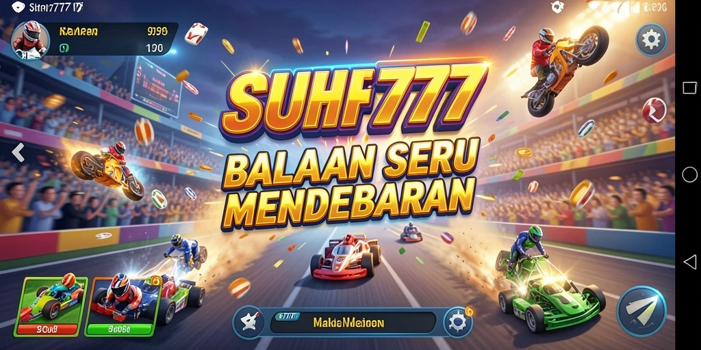 Gameplay menarik dalam balapan yang seru di SUHU777.