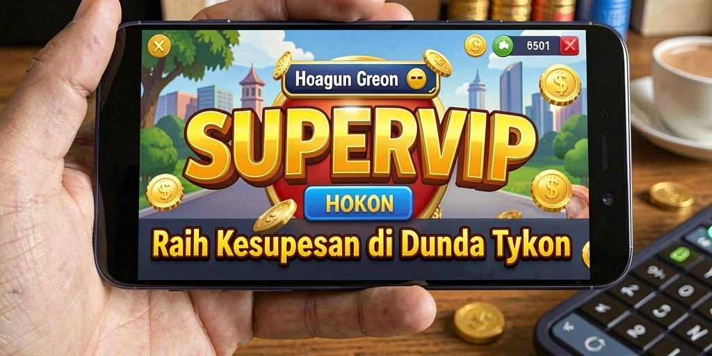 Screenshot gameplay SUPERVIP yang menarik dan interaktif.