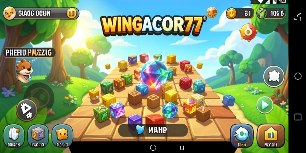 Tampilan gameplay WINGACOR77 yang menarik dan penuh tantangan.