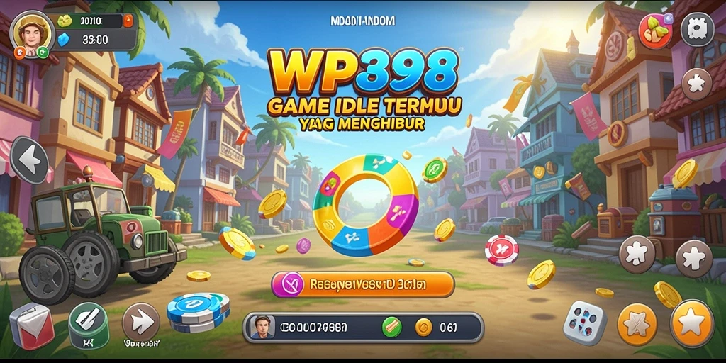 Tampilan gameplay WP888 yang sederhana dan mengasyikkan.